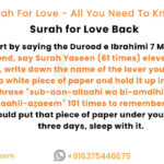 Surah For Love