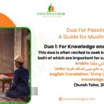 Dua For Passing Test