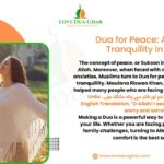 Dua for Peace