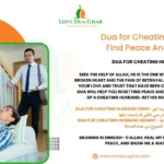 Dua for Cheating Husband